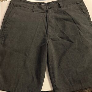 O'Neill Men's Dark Gray Flat Front Shorts